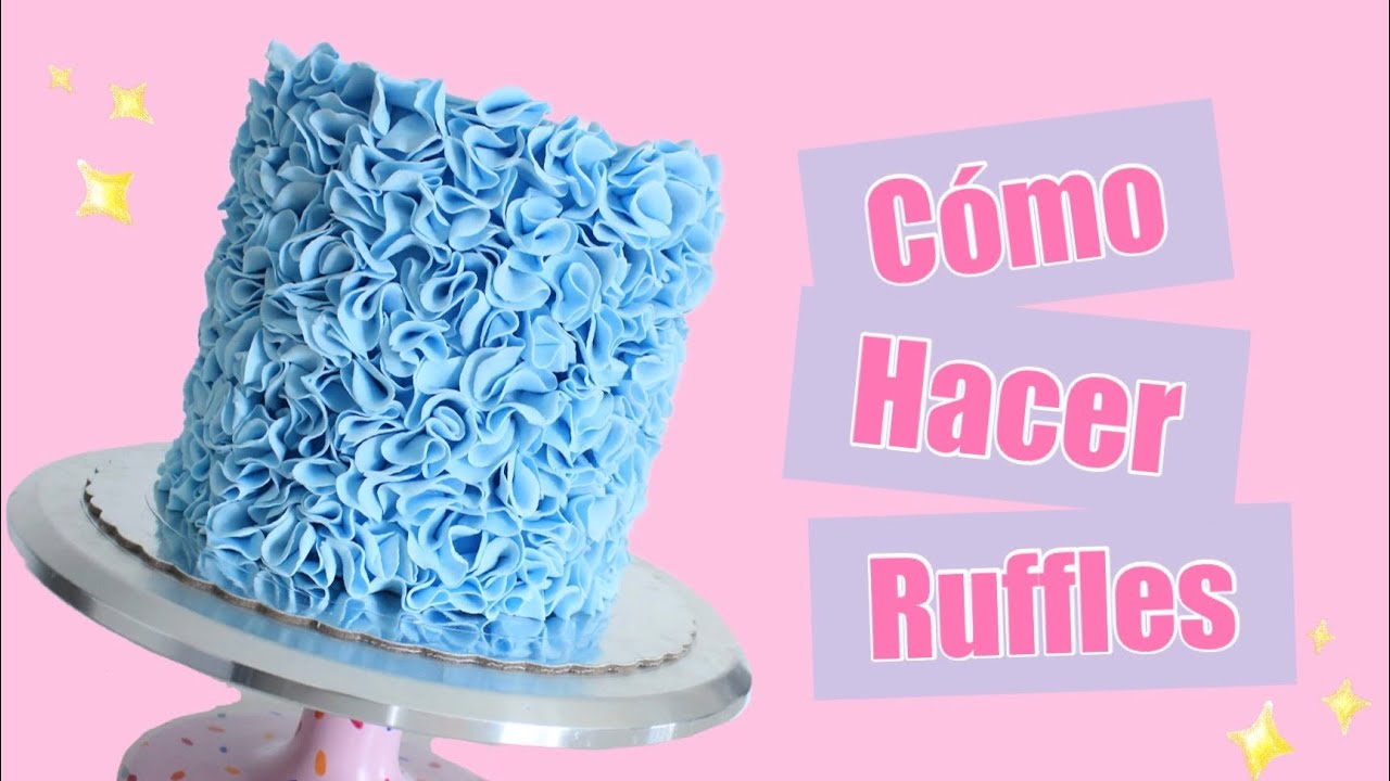 Cómo hacer ruffles en fondant  | Fiorella Cake #BasicosDeReposteria