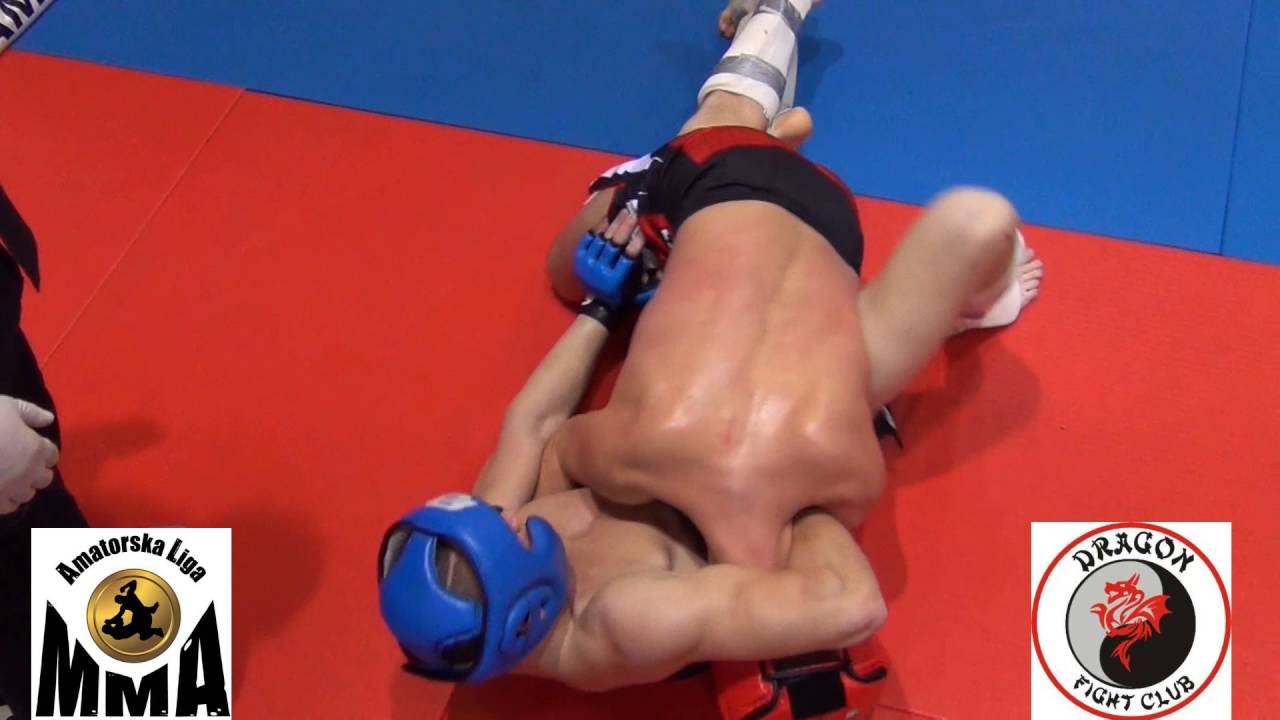Mistrzostwa Polski MMA 2013 Skonieczny Adrian vs Brz&oacute;zka Arkadiusz