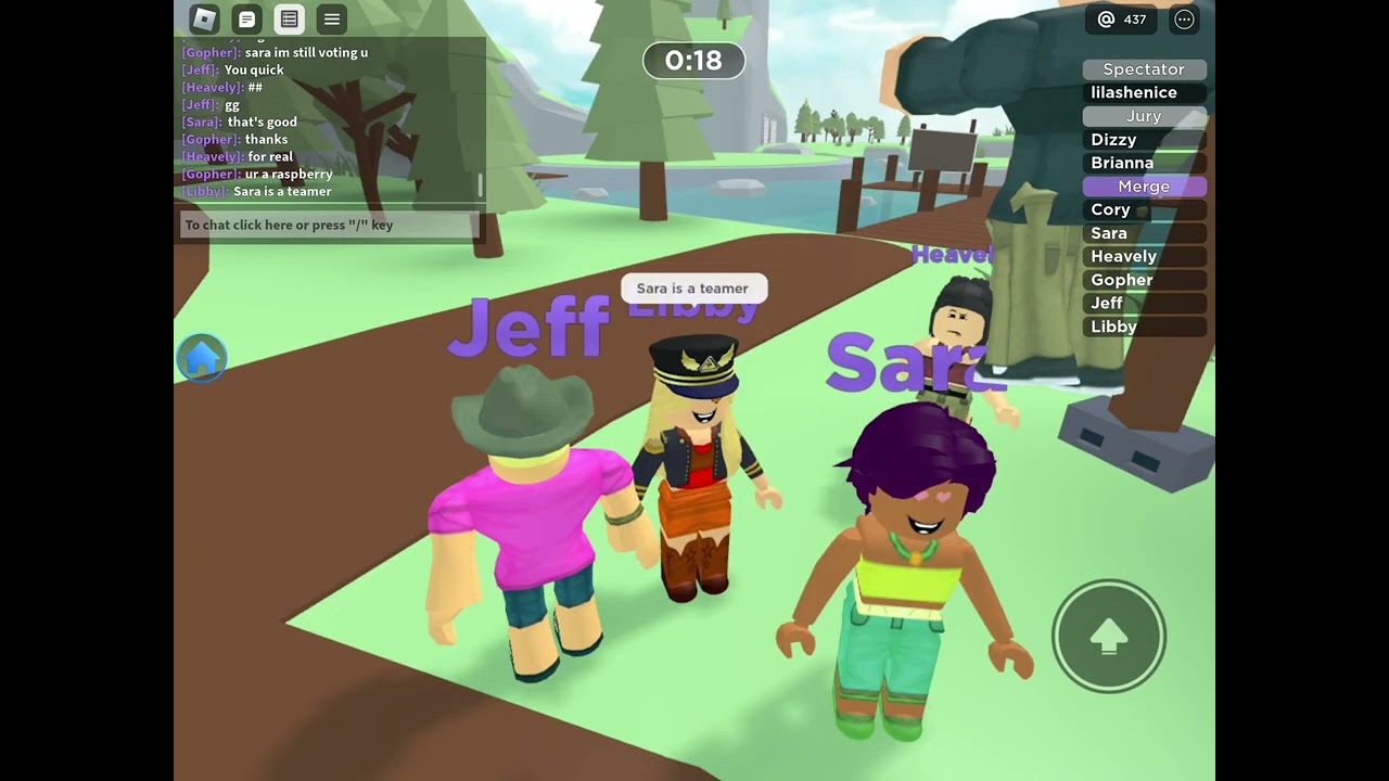 beating Teamers in total roblox drama (I won!!)
