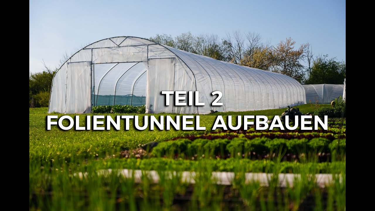 Folientunnel Aufbauen Teil 2 feat. FVG Römi Profiline