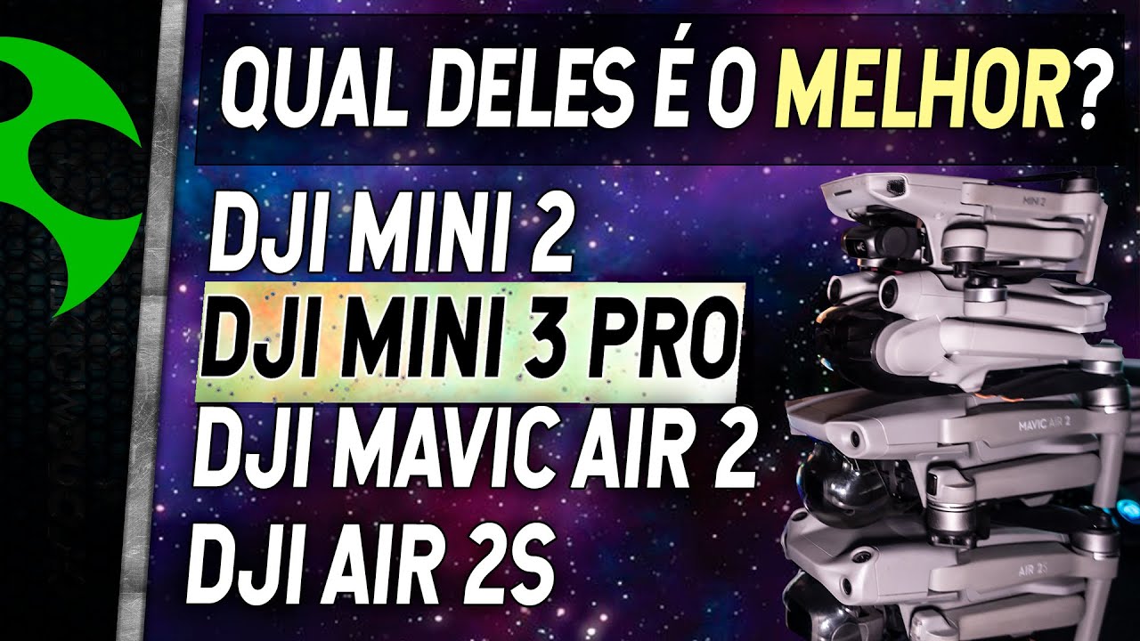 SUPER COMPARATIVO DJI Mini 3 Pro , Air 2S, Mavic Air 2 e  DJI Mini 2