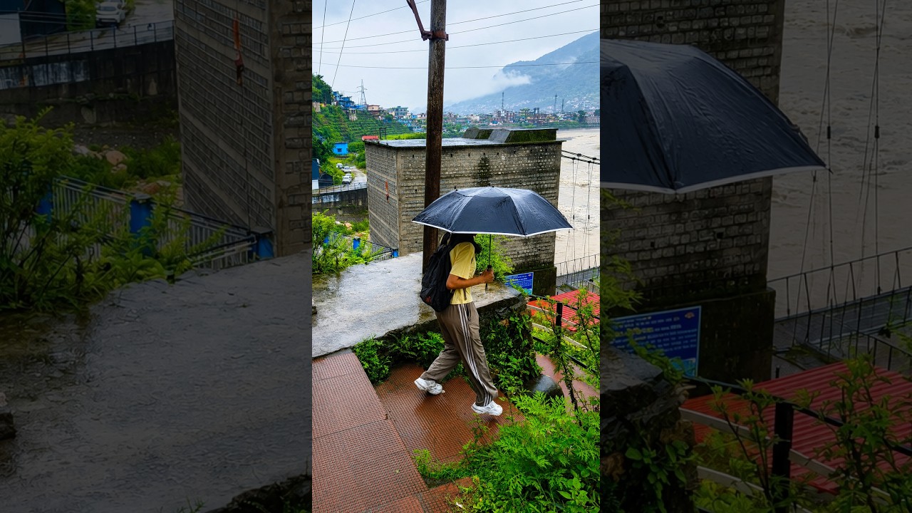 POV: You&rsquo;re walking through a monsoon paradise 🌧️ #pov #monsoon #uttarkashi