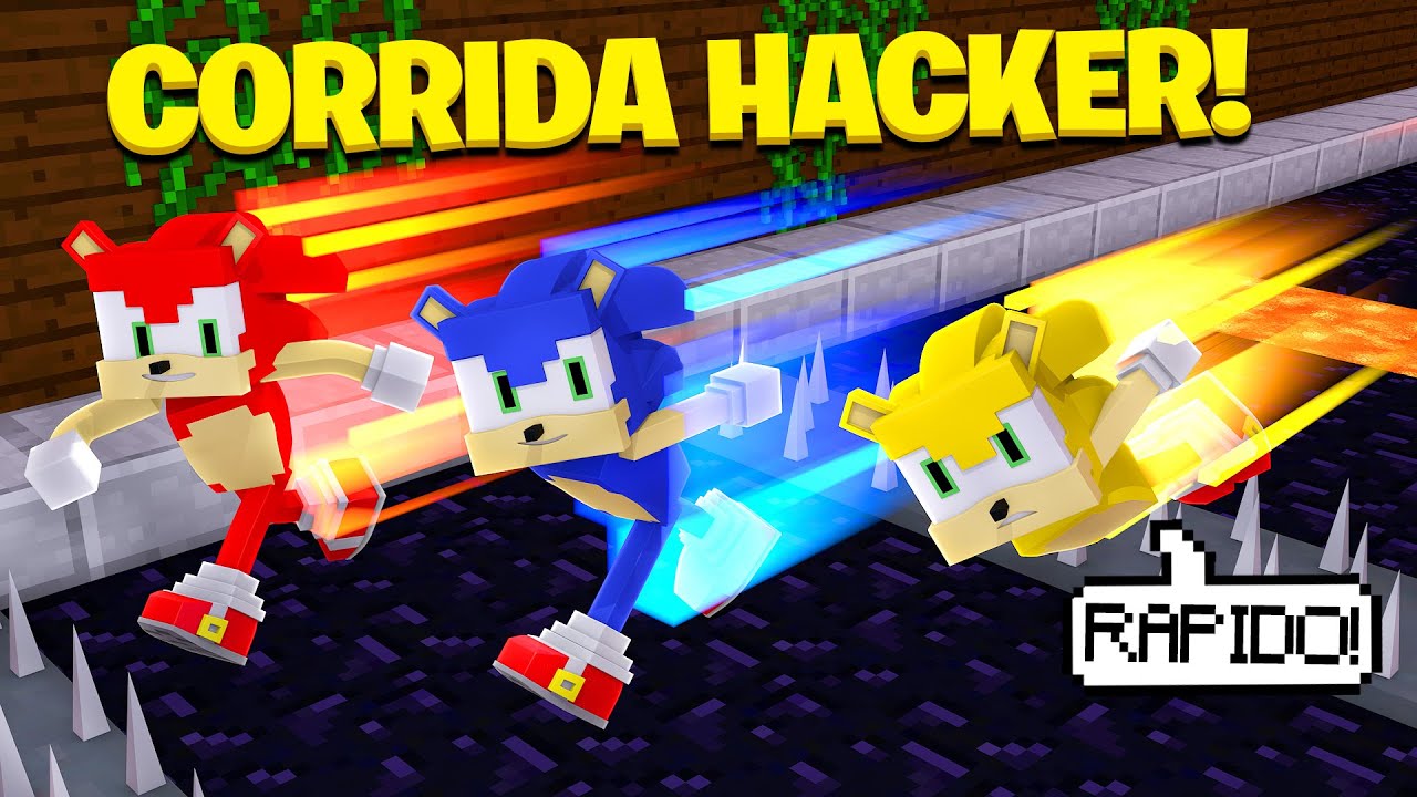 CORRIDA HACKER DO SONIC *é o mais rapido!?* ‹‹ P3DRU ››