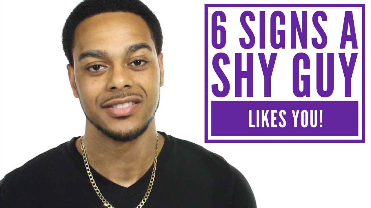 How to tell if a shy guy likes you | 6 signs he likes you!