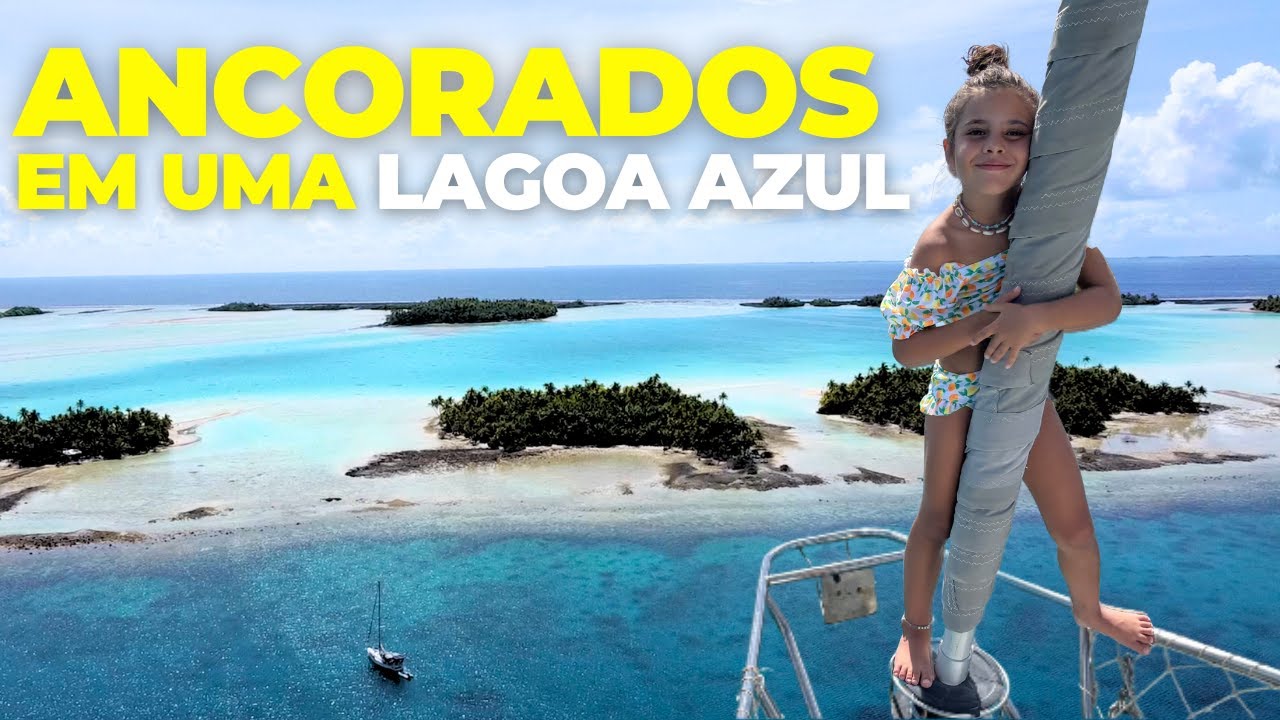 197 l Conhecemos a FAMOSA Lagoa Azul de RANGIROA!!!