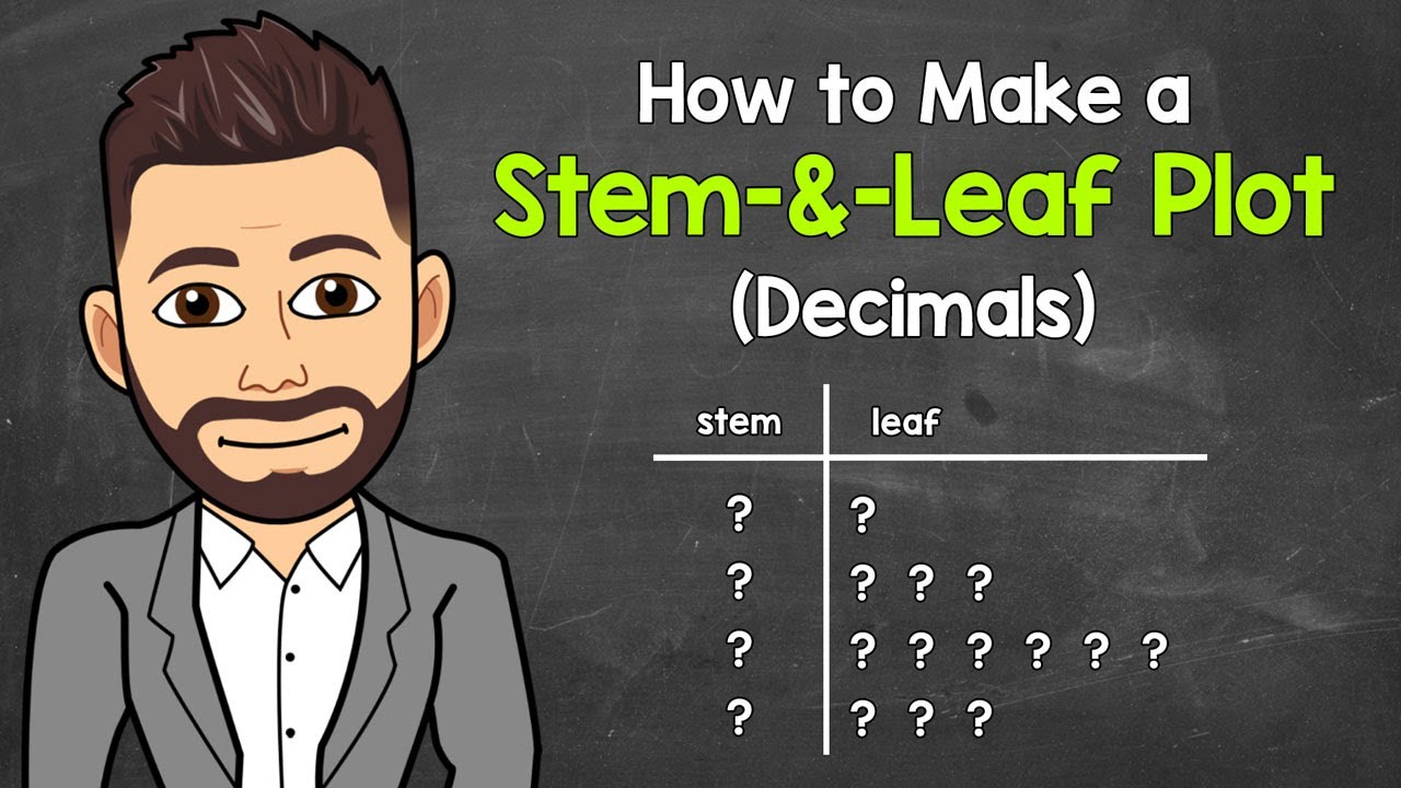 How to Make a Stem-and-Leaf Plot (Decimals) | Math with Mr. J