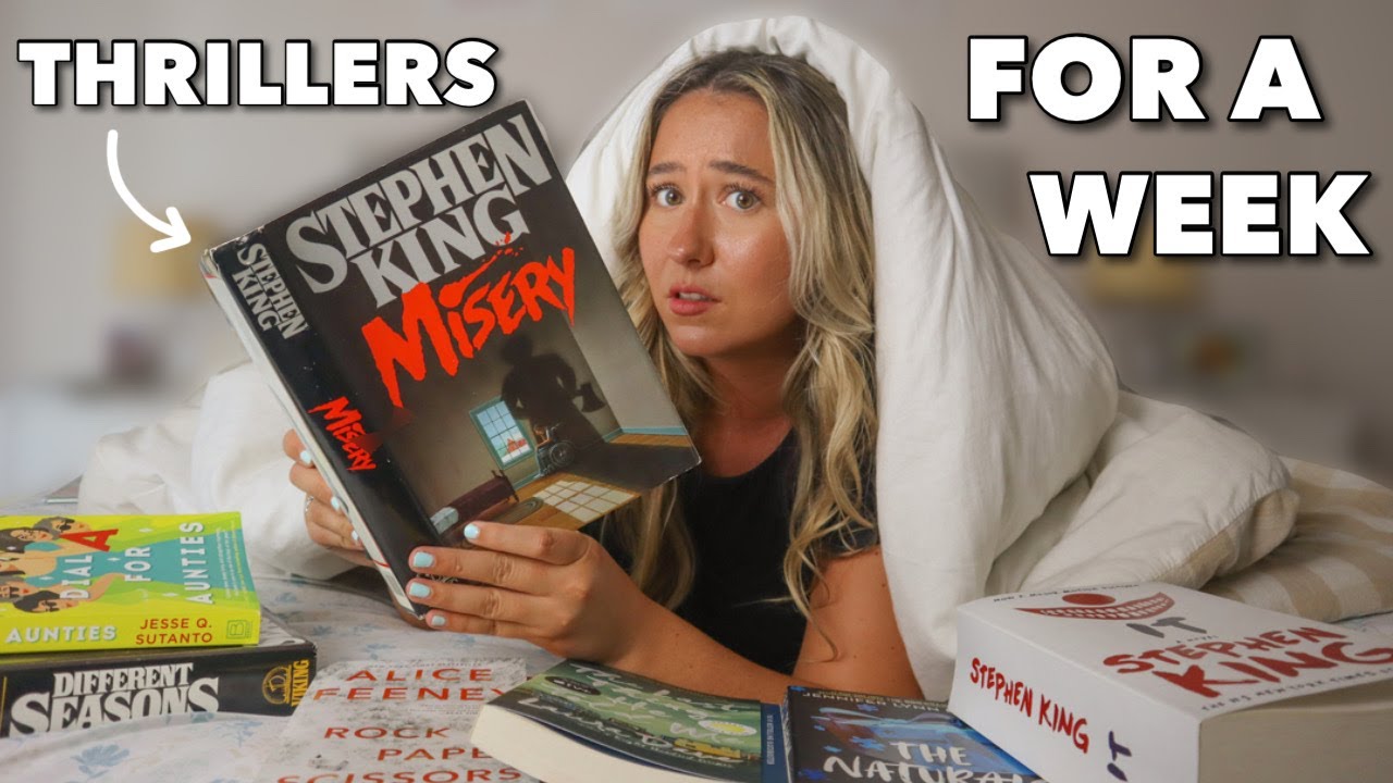 Reading Thrillers for a week *as someone who scares easily*