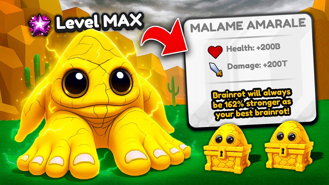 Открываем МАКСИМАЛЬНЫЙ УРОВЕНЬ Маламе Амарале в Brainrot Evolution! (Roblox)