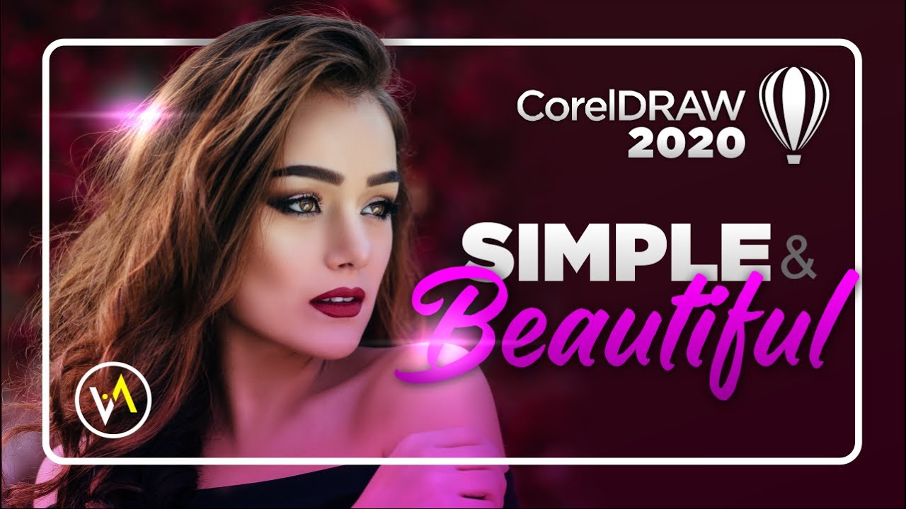 DISEÑA un POST para REDES SOCIALES CorelDRAW  2022 👍 con EFECTOS y LUCES