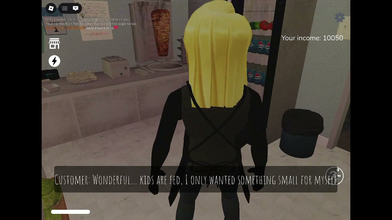 Hello guys me and the players is playing #shawarmakiosk But the jumpscared at the end is scary