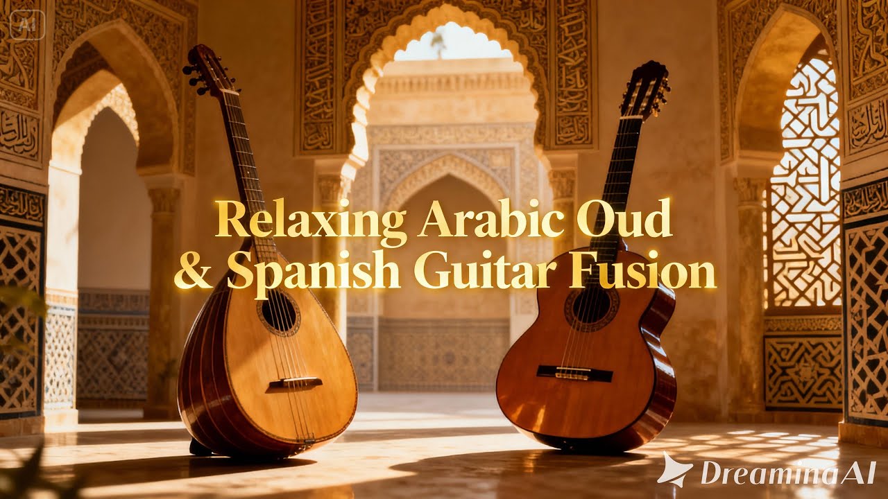 Relaxing Arabic Oud & Spanish Guitar Fusion | Flamenco Chill Instrumental