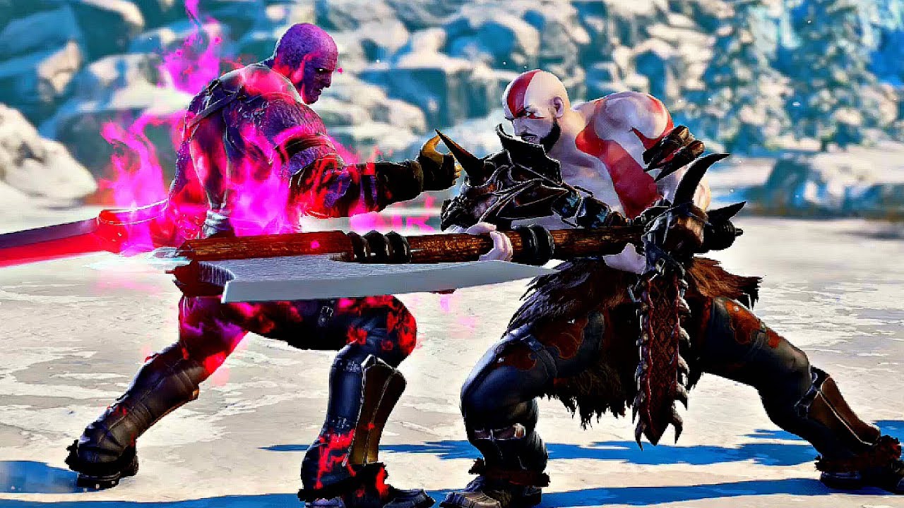 Soul Calibur 6 - Kratos vs Thanos Gameplay (1080p 60fps)