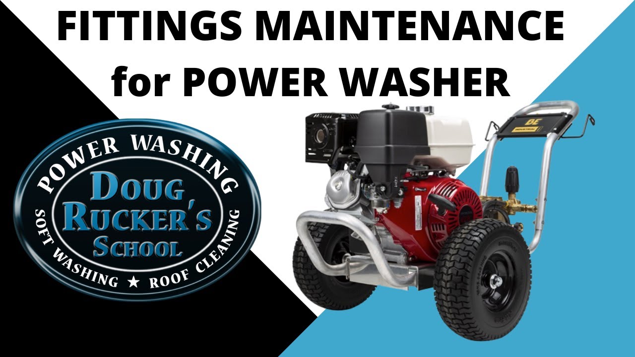Pressure Washer Fitting Maintenance Doug Rucker School