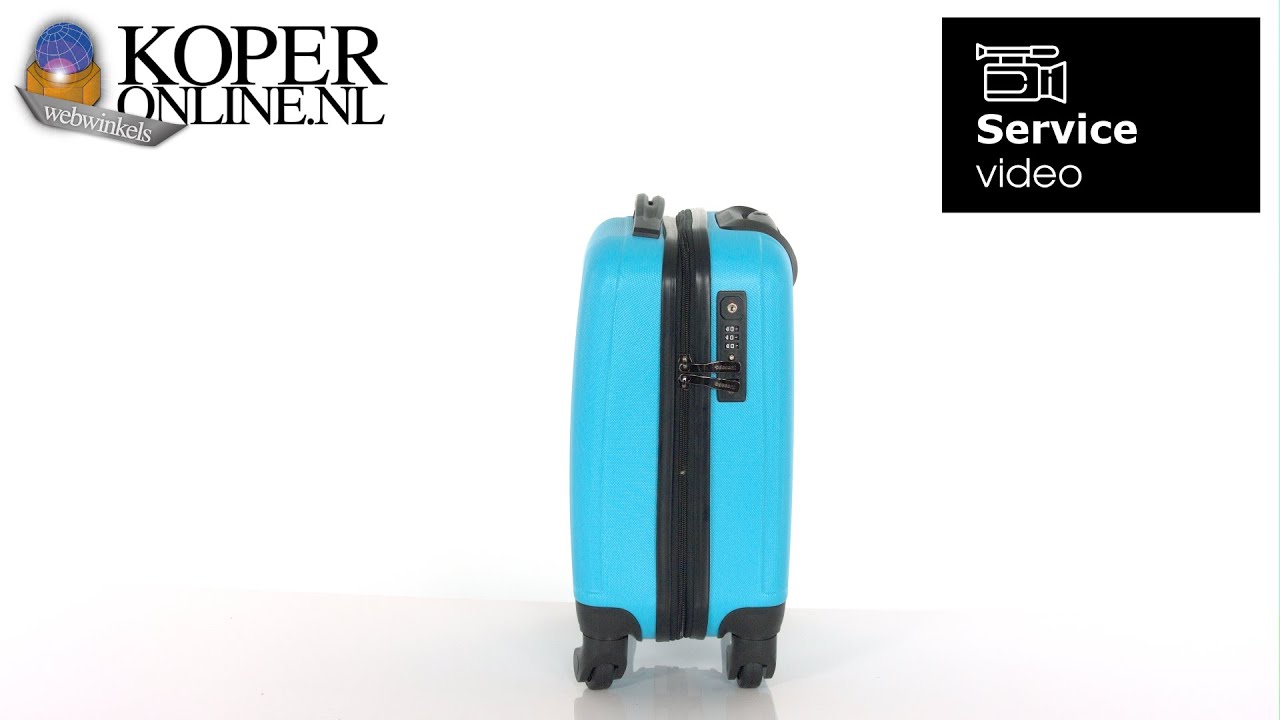 Instellen TSA cijferslot van de Decent Maxi Air koffer