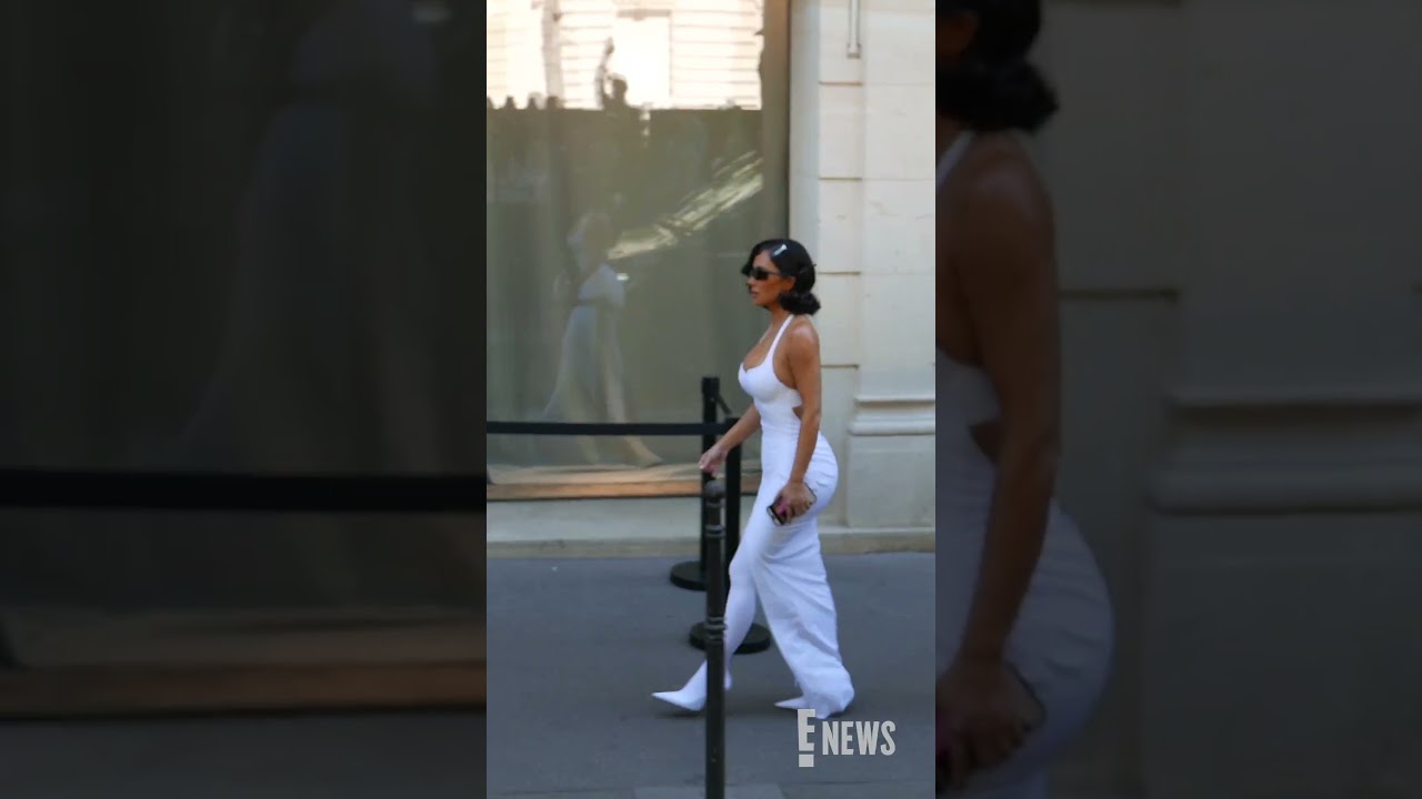 Kim Kardashian At The Balenciaga Haute Couture Show