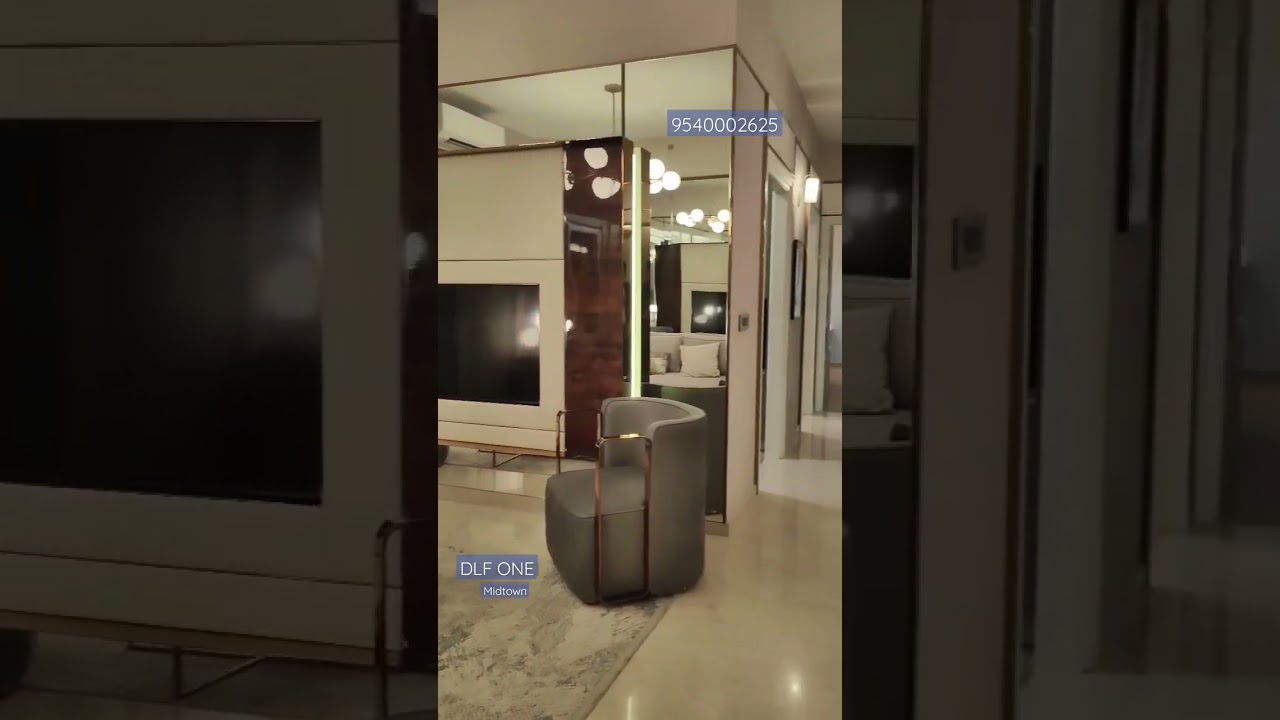 DLF ONE MIDTOWN | 3BHK Luxury Apartments West Delhi #shorts