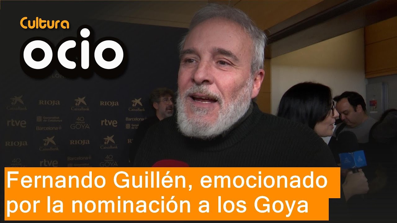 Fernando Guillén Cuervo destaca la "gran emoción" por la nominación a los Premios Goya