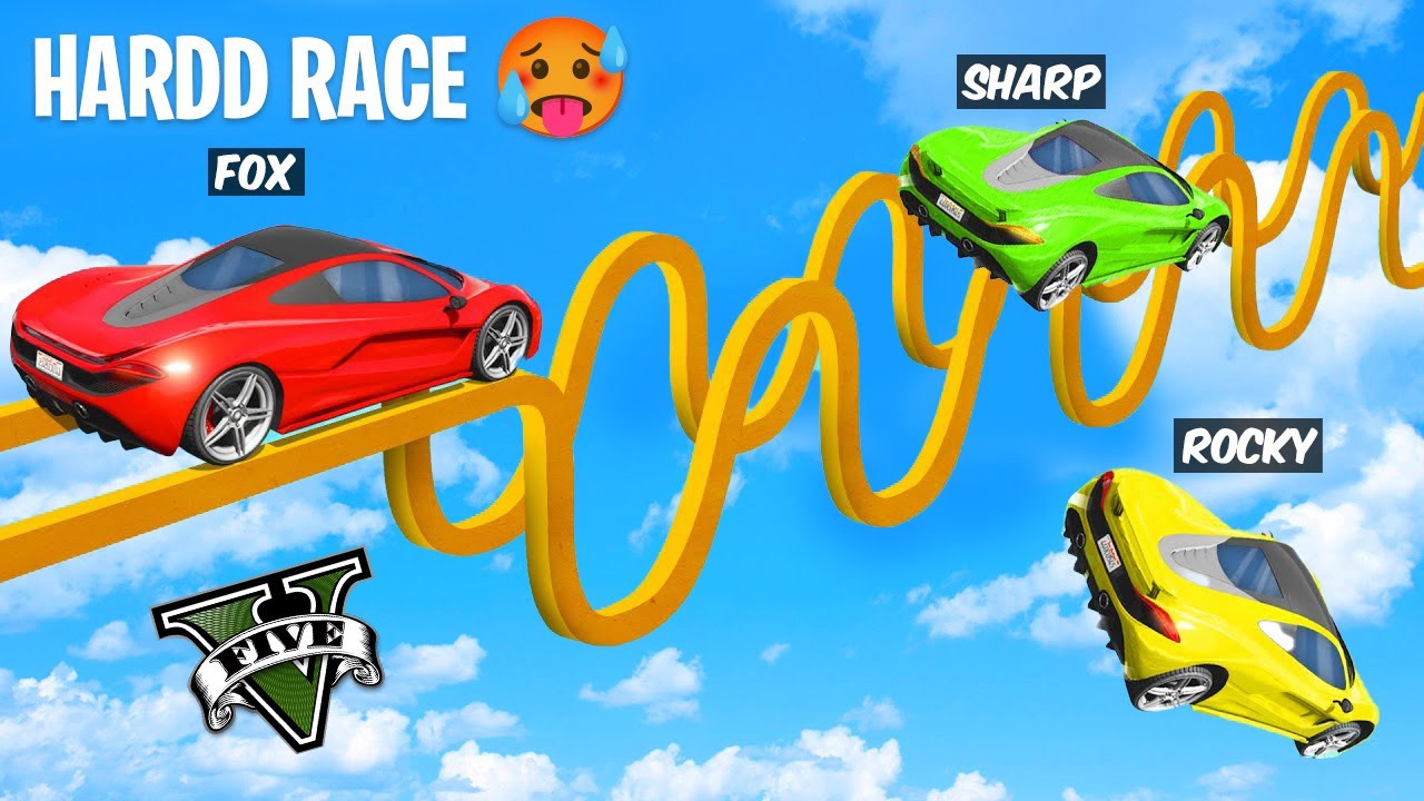 Challengingg Stunt Race🥵  | Gta 5 தமிழ் Gameplay - Black FOX