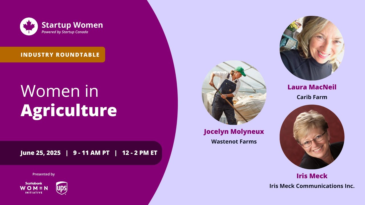 Startup Women 2025 | Women In Agriculture | Industry Roundtable