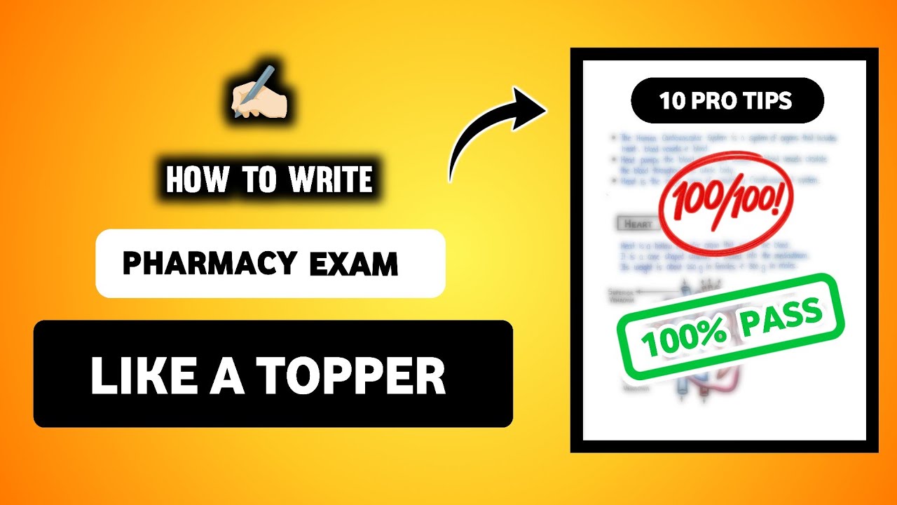 How To Write Pharmacy Exam Copy | Pharmacy Me Exam Copy Kaise Likhe | Semester Exam Tips