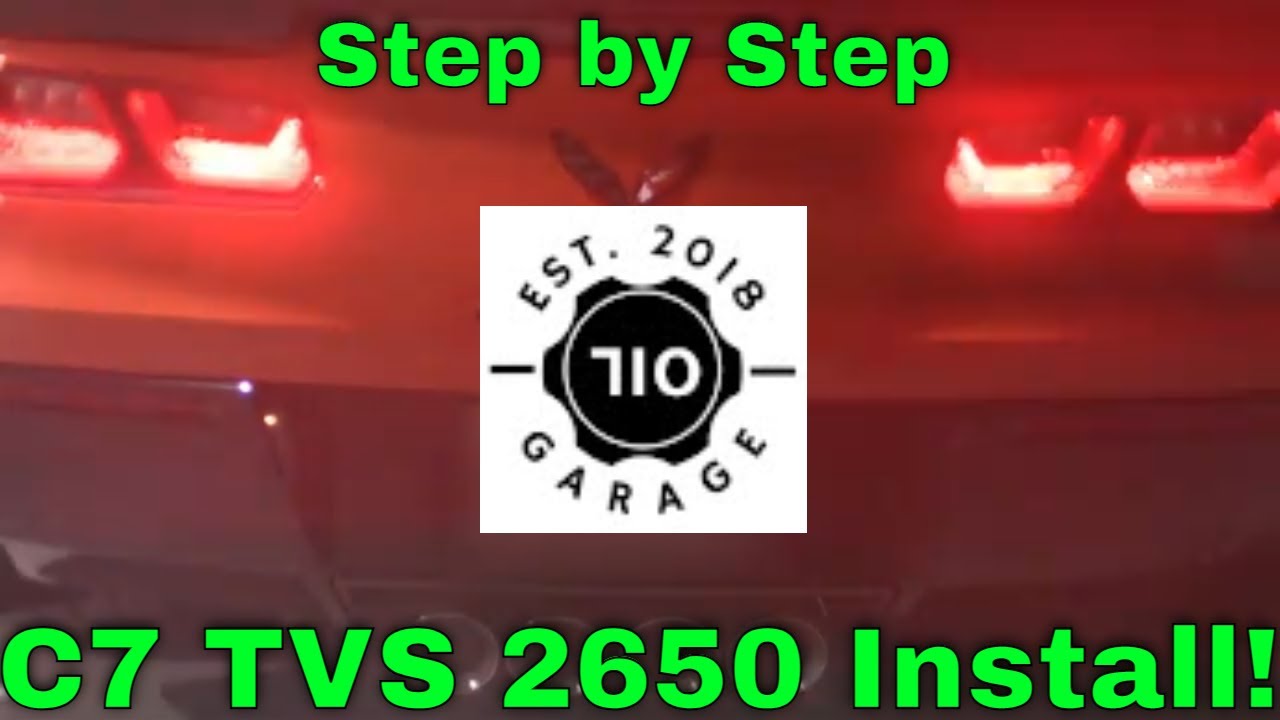 C7 Corvette Magnuson TVS2650 LOOOONNNGGGG install