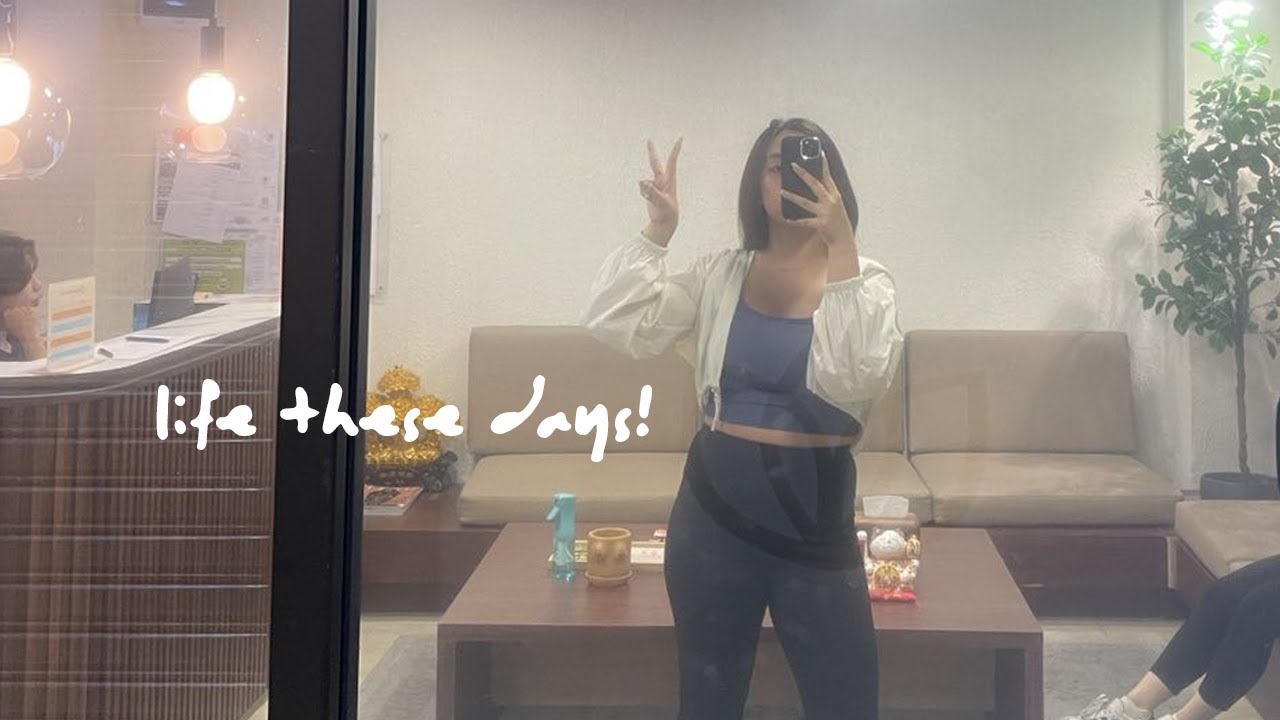 life 🌱 working out, trying out lagree for the first time, & hanging out with friends