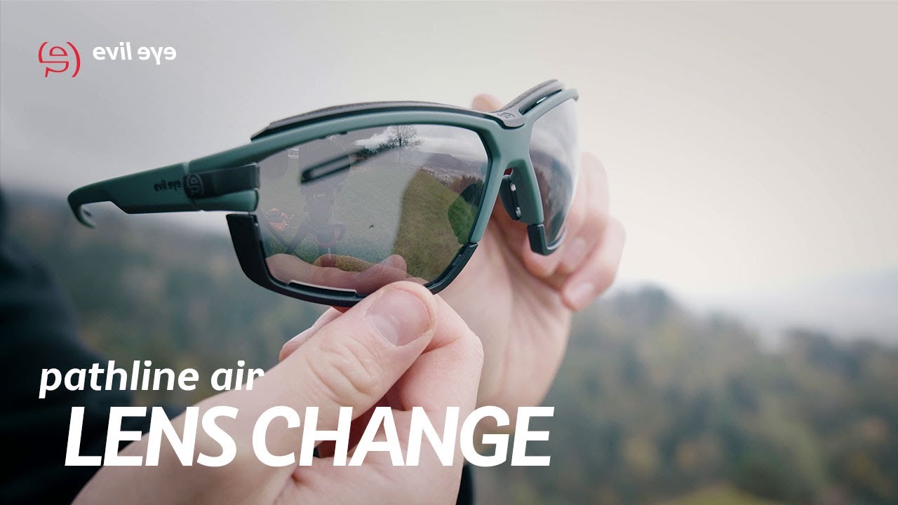 evil eye sports glasses pathline air | lens change how-to