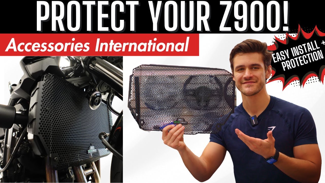 Evotech Radiator Guard for Kawasaki Z900 2025+ (PRN018157) | Product Overview