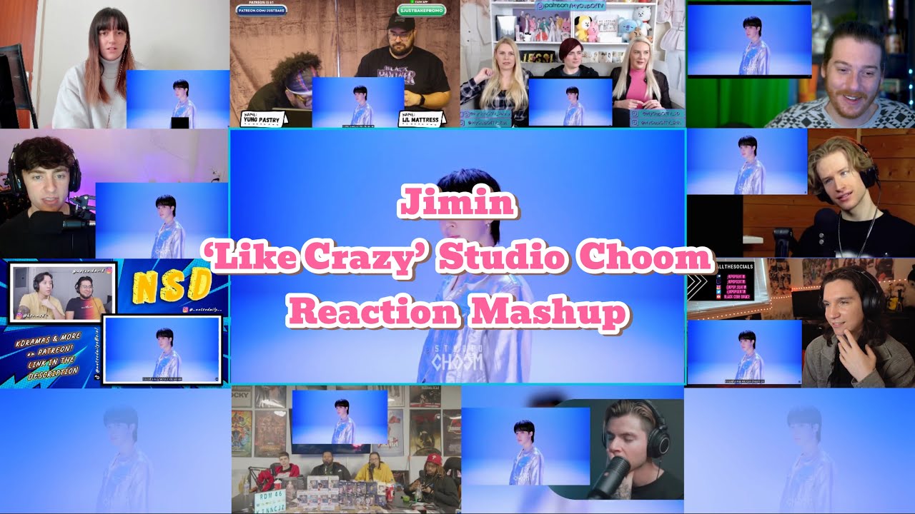 Jimin ‘Like Crazy’ Studio Choom Reaction Mashup