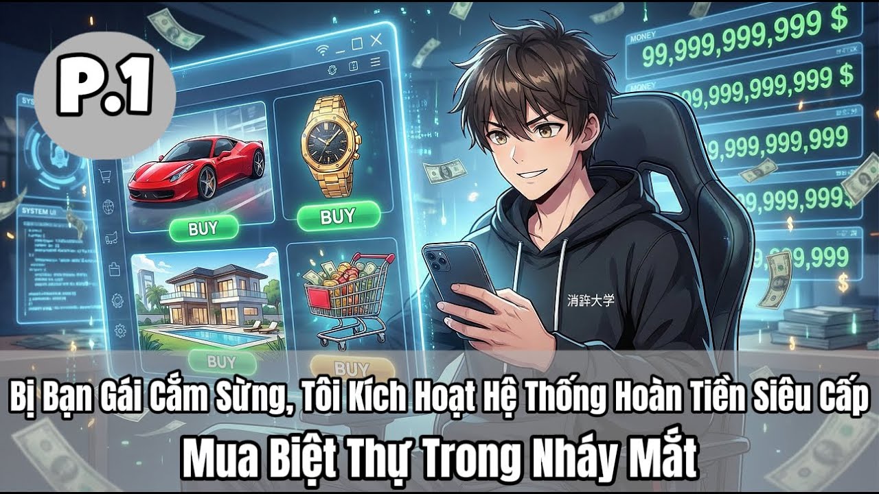 Bị Bạn Gái Cắm Sừng, Tôi Kích Hoạt Hệ Thống Hoàn Tiền Siêu Cấp, Mua Biệt Thự Trong Nháy Mắt| P1