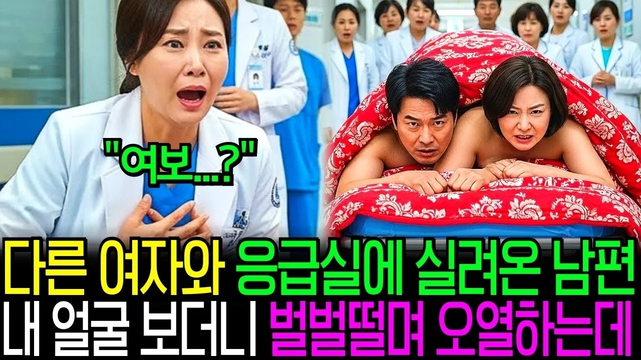 친구와 함께 응급실에 실려 온 남편이 제 얼굴을 보는 순간, 갑자기 몸을 떨며 울음을 터뜨린 충격적인 이유