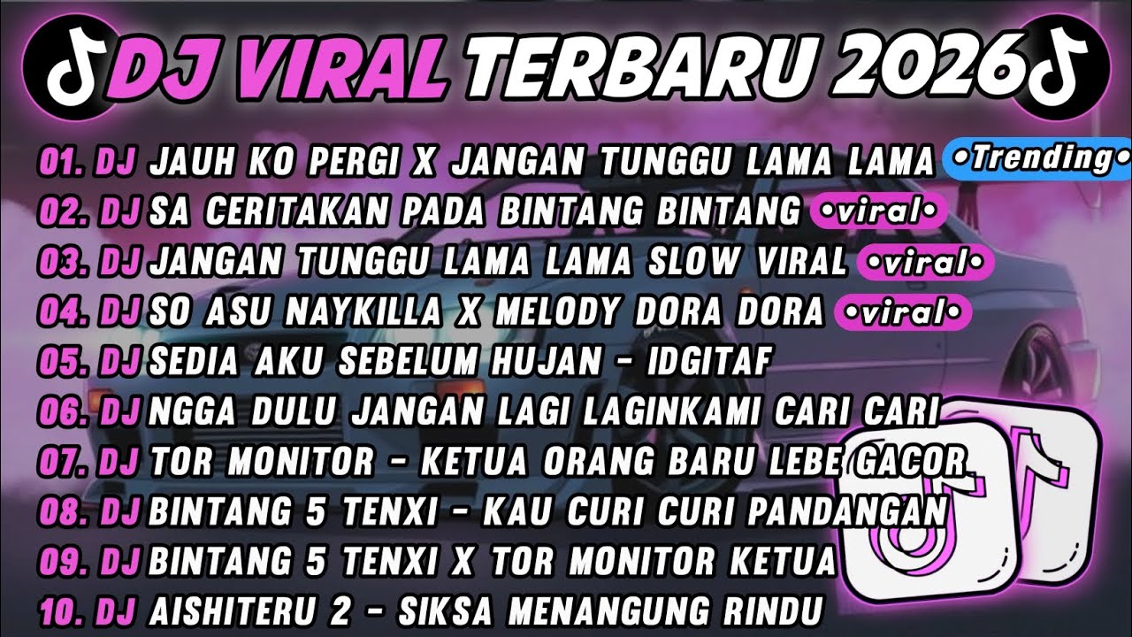 DJ TIKTOK TERBARU 2025🎵DJ JAUH KO PERGI X JANGAN TUNGGU LAMA LAMA🎵DJ SA CERITAKAN PADA BINTANG²