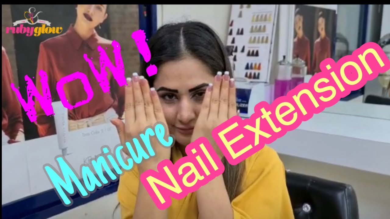 Manicure | Nail Extension | Pooja Thapa| Ruby Glow Beauty Salon