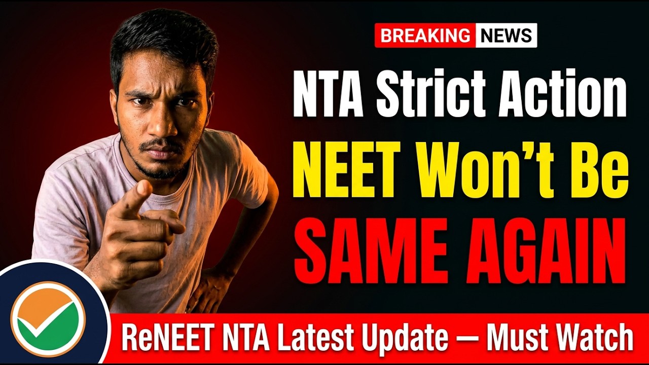 ReNEET Exam NTA update ! | NTA Latest Circular | NTA On Paper Leak | ReNEET 2026 NTA Latest News