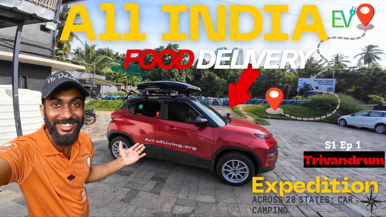 നമ്മൾ ഒരു അടിപൊളി യാത്ര തുടങ്ങുന്നു 🔥🔥|Swiggy in car| in തിരോന്തോരം Day 1 car life | S1, EP01