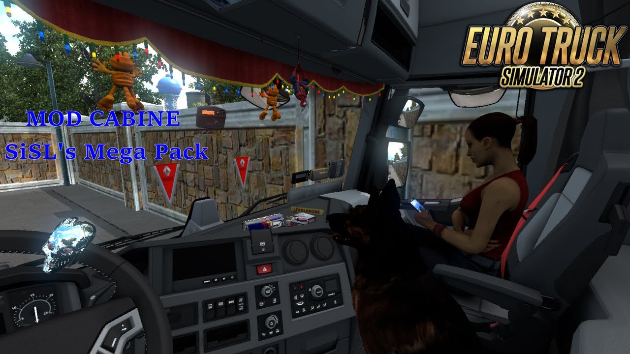 [FR-PC] ETS 2 Un Mod Cabine Incroyable (SiSL's Mega Pack)