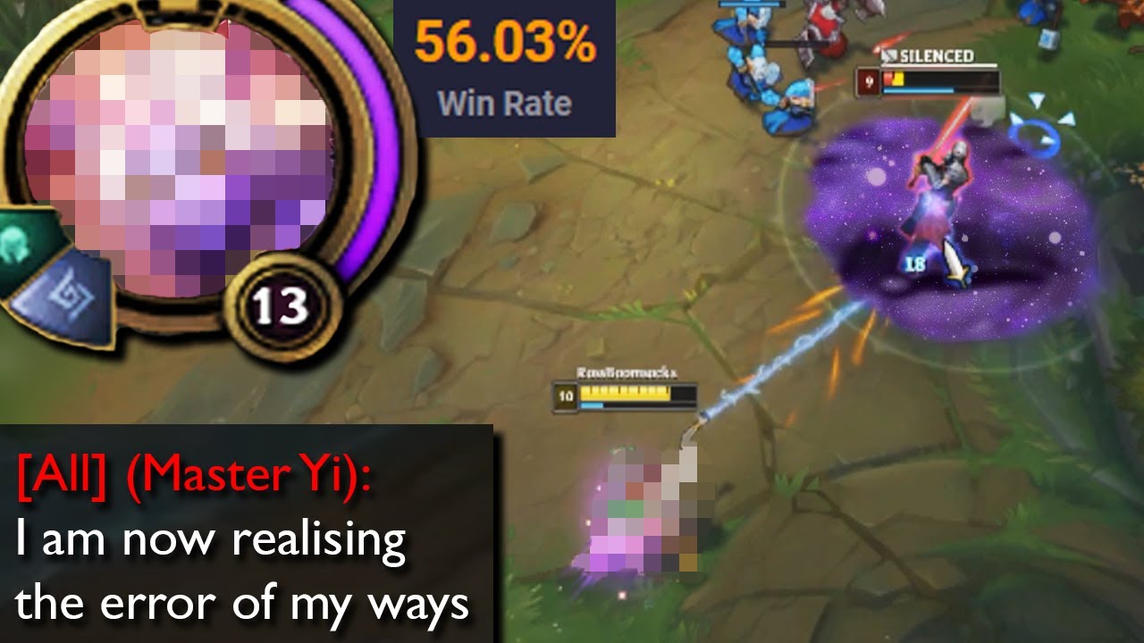 League of Legends but this top laner has the highest winrate for absolutely no reason whatsoever