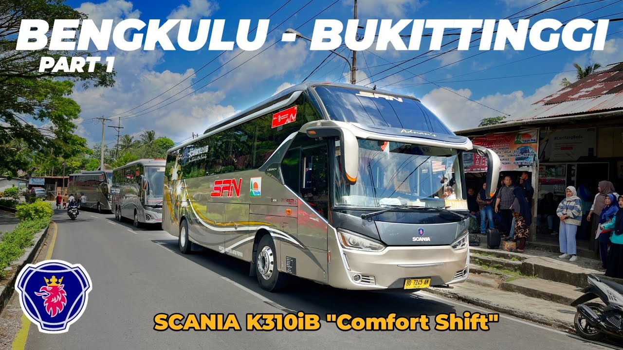 BUS INI PEMAIN TUNGGAL DI RUTENYA‼️| Trip Bus SAN Executive Bengkulu - Bukittinggi Pt 1