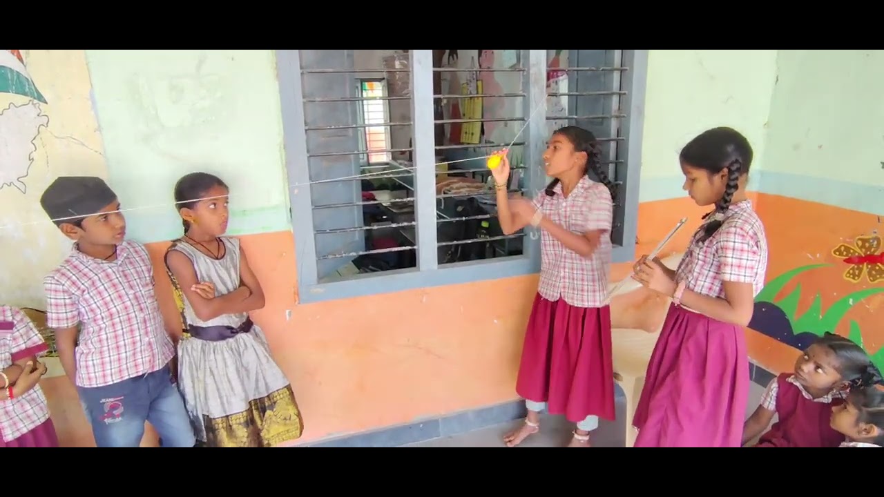Balloon rocket experiment | science day celebrations | MPPS GOLLAPALLY