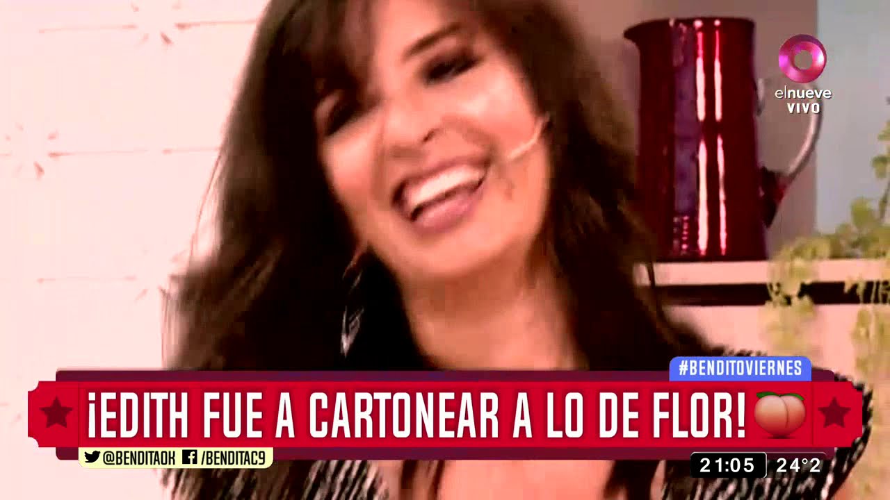 ¡Edith fue a cartonear a lo de Flor!