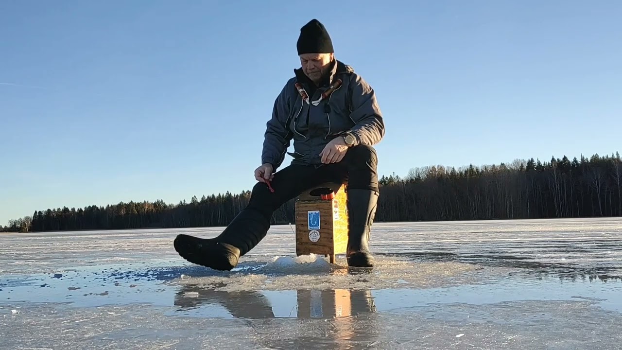 En fin dag på isen .