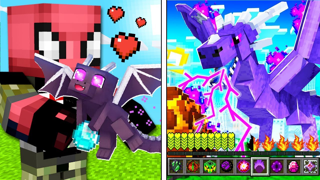 FAKİR YAVRU EJDERHA SAHİPLENDİ! 😱🐲 - Minecraft