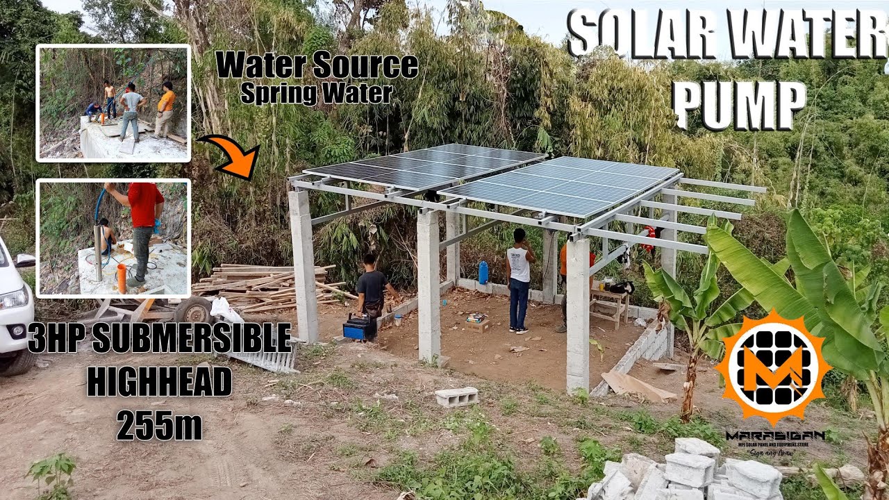 3HP SOLAR SUBMERSIBLE WATER PUMP HIGH HEAD | 300 METERS FROM WATER SOURCE TO TANK KINAYA NG PUMP
