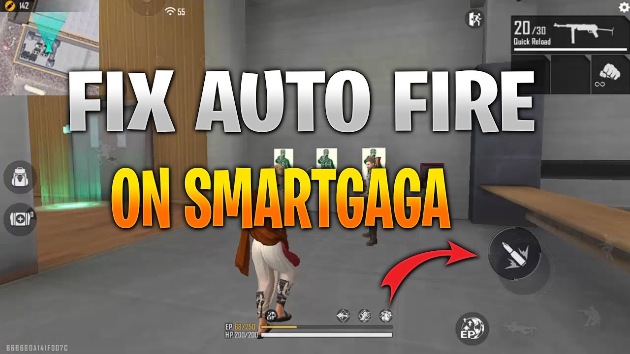 How to Fix Auto Fire in SmartGaGa Emulator |  fire button stuck in free fire fix smartgaga