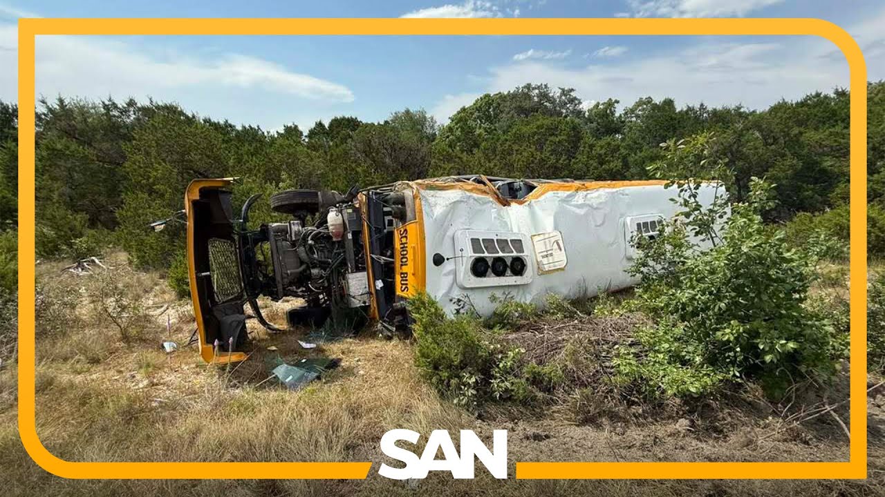 School bus carrying 42 students rolls over in northwest Austin, injures dozens