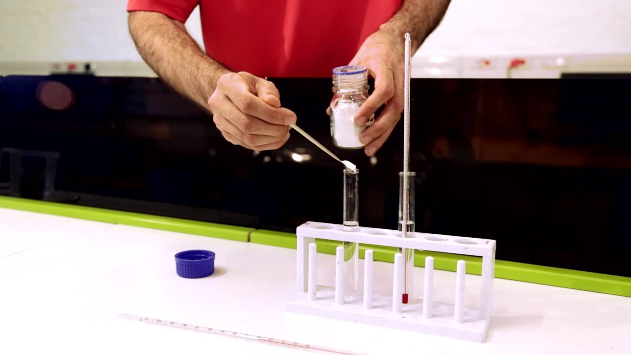 CTSC practical experiment: Endothermic & exothermic reactions