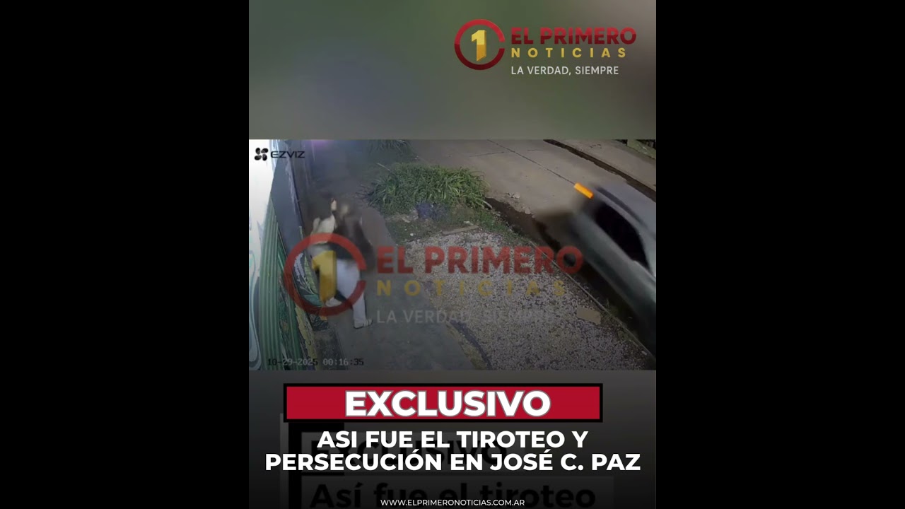 PELIGROSA PERSECUCI&Oacute;N EN JOSE C. PAZ