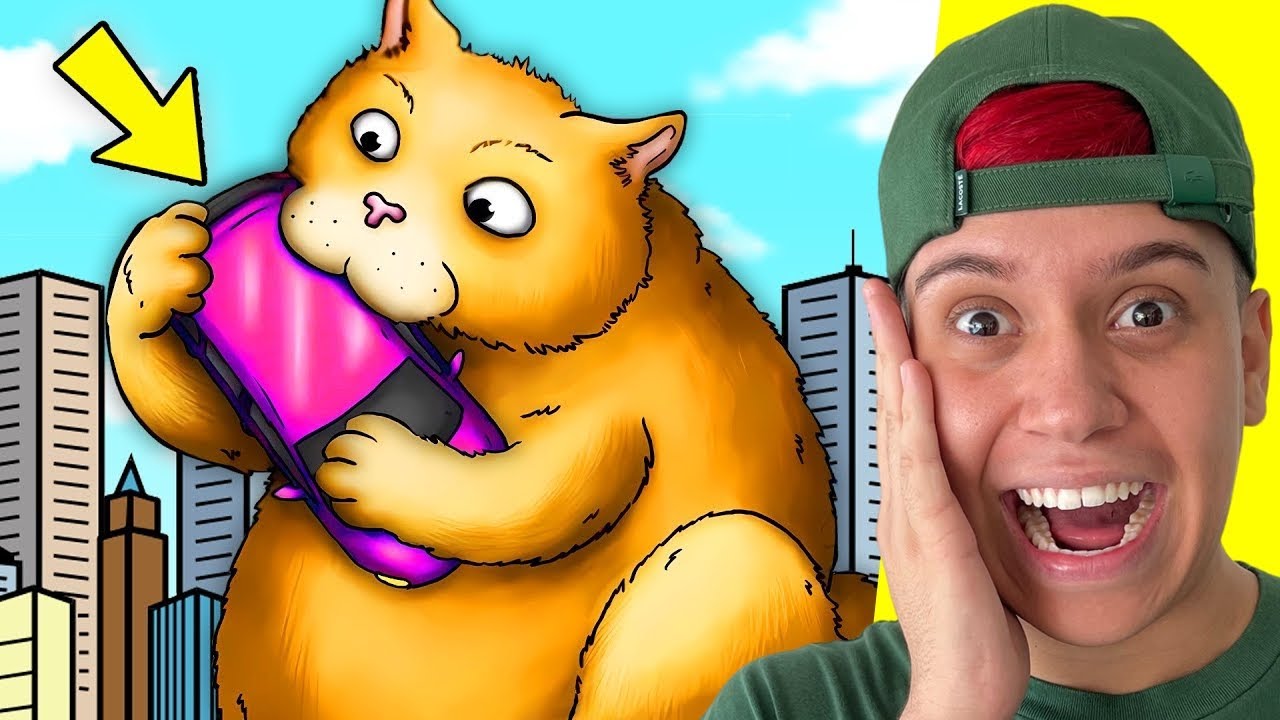 GATO FICOU GIGANTE E COMEU O PLANETA!! (Tasty Planet)