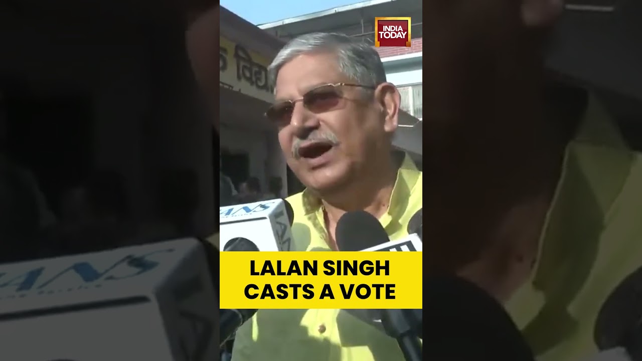 Rajiv Ranjan (Lalan) Singh Casts Vote in Patna | #biharelection2025 | India Today News