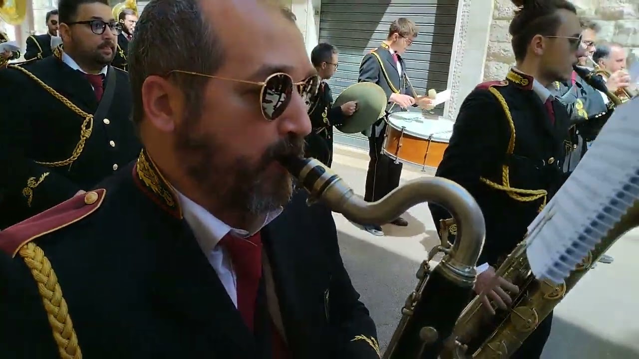 la Madonna del Rosario di Pompei in processione la Banda esegue la Marcetta Sul Ponticello 7/5/2023